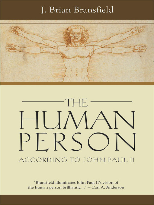 Title details for The Human Person by J. Brian Bransfield - Available